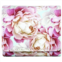 Julia Buxton Winter Peony Printed Faux Leather Medium Trifold Wallet