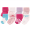 Luvable Friends Baby Girl Newborn and Baby Terry Socks, Pink Daddy