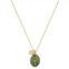 Love This Life 14K Gold Plated Amazonite Family Tree Necklace