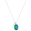 Love This Life Fine Silver Plated Cross and Heart Abalone Pendant Necklace