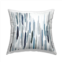 Stupell Home Decor Blue Varied Abstract Brushed Rainfall Lines Throw Pillow