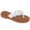 Girls Elli by Capelli Matte Faux Leather Thong Sandals