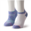 Womens Dr. Motion 2-Pack Space Dye Compression Ankle Socks