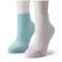 Womens Dr. Motion 2-Pack Marl Compression Quarter Top Socks