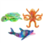 Dazmers Sea Animals Plush Toys Set Of 3 Ocean Sea Creatures Octopus Dolphin And Sea Turtle Stuffed Animal
