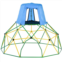F.C Design Kids Climbing Dome with Canopy & Playmat - 10 ft Geometric Jungle Gym, Play Center for Active Play