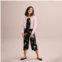 Girls 7-20 Knit Works 2-pc. Bomber Jacket & Sleeveless Striped Jumpsuit Set in Regular & Plus Size