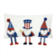 Celebrate Together Americana White 3-D Tri-Gnome Pillow