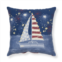 Celebrate Together Americana Red, White, & Blue Sailboat Square Throw Pillow
