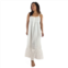 Womens Peace, Love & Dreams Cotton Long Woven Nightgown