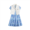 Girls 7-16 Knit Works 2-Piece Tiered Printed Dress & Vest Set in Regular & Plus Size