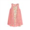 Girls 7-16 Knit Works Sleeveless Smocked Waist Dress & Crochet Vest Set in Regular & Plus Size