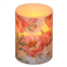 Mikasa Floral Decal LED Wax Pillar Candle