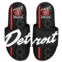 Mens ISlide Black Detroit Pistons 2023/24 City Edition Gel Slide Sandals