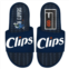 Mens ISlide Navy LA Clippers 2023/24 City Edition Gel Slide Sandals