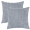 Unique Bargains Corduroy Decorative Modern Solid Throw Pillow Covers 2 Pcs 18 X 18