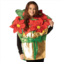 RIP Costumes Poinsettia Holiday Plant Halloween Christmas Costume, Adult One Size