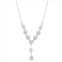 Youre Invited Simulated Pearl Silver Tone Y Necklace