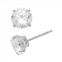 Renaissance Collection 10k White Gold 1-ct. T.W.Cubic Zirconia Stud Earrings - Make with Zirconia