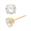 Renaissance Collection 10k Gold 1-ct. T.W.Stud Earrings - Made with Zirconia