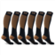 Extreme Fit Copper Compression Socks - 6 Pair