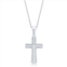 Argento Bella Sterling Silver Cross Pendant Necklace