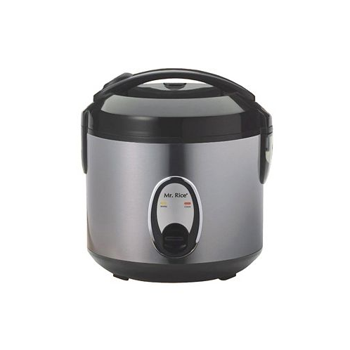 SPT Appliance Inc. SPT 6-Cups Rice Cooker with Stainless Body