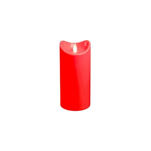 JH Specialties Inc/Lumabase Lumabase 7 Red Battery Operated LED Candle with Moving Flame