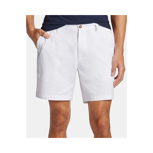 Nautica Mens Classic-Fit Stretch Flat-Front 6 Chino Deck Shorts