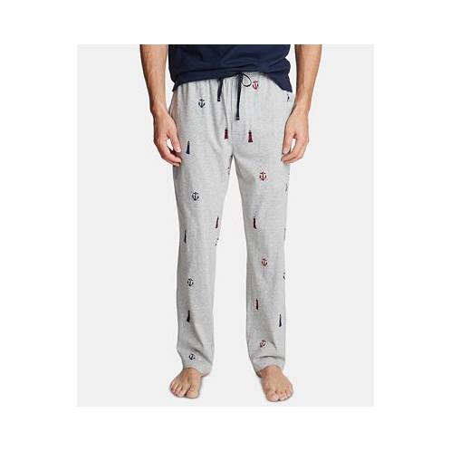 Nautica Mens Printed Cotton Pajama Pants