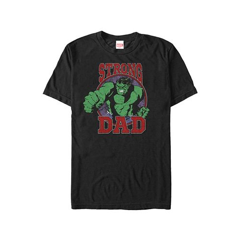 Fifth Sun Marvel Mens Comic Collection The Hulk Strong Dad Short Sleeve T-Shirt
