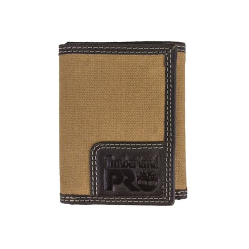 Timberland Mens Whitney Canvas Trifold Wallet