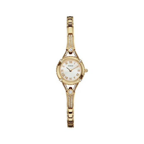GUESS Watch Womens Gold Tone Bracelet 22mm U0135L2
