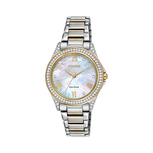 Citizen Drive From Eco-Drive Womens Two-Tone Stainless Steel Bracelet Watch 34mm
