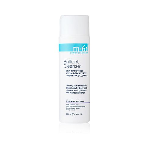 M-61 by Bluemercury Brilliant Cleanse Skin-Smoothing Alpha Beta Hydroxy Cream Face Cleanser 8.4 oz.