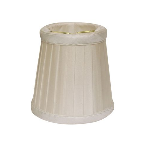 Macys Cloth&Wire Slant Side Pleat Chandelier Lampshade with Flame Clip