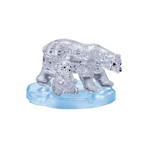 Areyougame BePuzzled 3D Crystal Puzzle - Polar Bear and Baby - 40 Piece