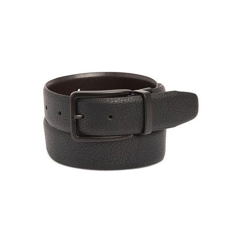 Kenneth Cole Reaction Mens Stretch Reversible Faux-Leather Belt