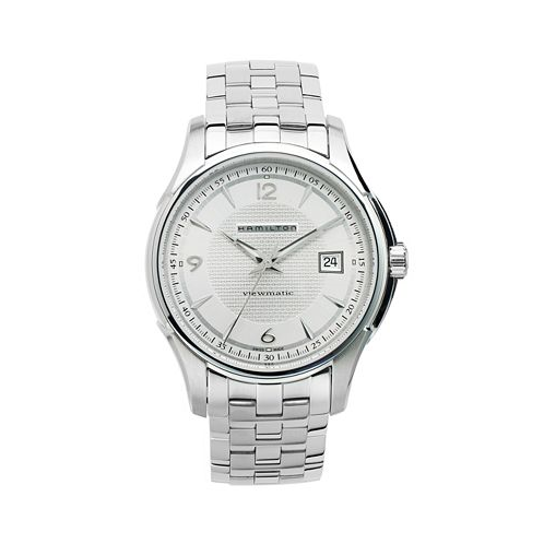 Hamilton Mens Swiss Automatic Jazzmaster Viewmatic Stainless Steel Bracelet Watch 40mm H32515155