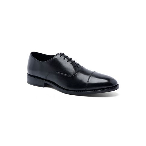 Anthony Veer Mens Clinton Cap-Toe Leather Oxfords