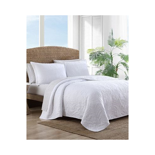 Tommy Bahama Home Tommy Bahama Solid Costa Sera Cotton Reversible Quilt Full/Queen