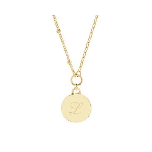 Brook & york 14K Gold Plated Paige Initial Pendant