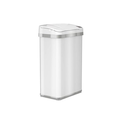 ITouchless Housewares & Products, Inc iTouchless 4 Gallon White Steel Touchless Trash Can with Deodorizer & Fragrance