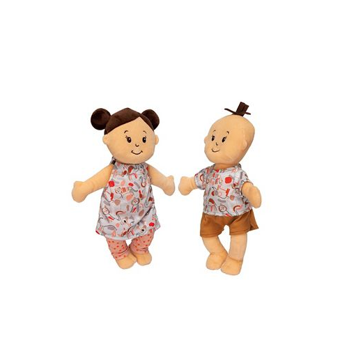 Manhattan Toy Company Wee Baby Stella Peach 12 Soft Toy Baby Twin Dolls