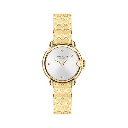 COACH Womens Arden Gold-Tone Bracelet Watch 28mm