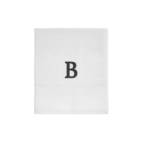 Avanti Block Monogram Initial Cotton Bath Towel 27 x 50