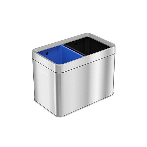 ITouchless Housewares & Products, Inc iTouchless Dual-Compartment 5.3 Gallon / 20 liter Open-Top Trash Can