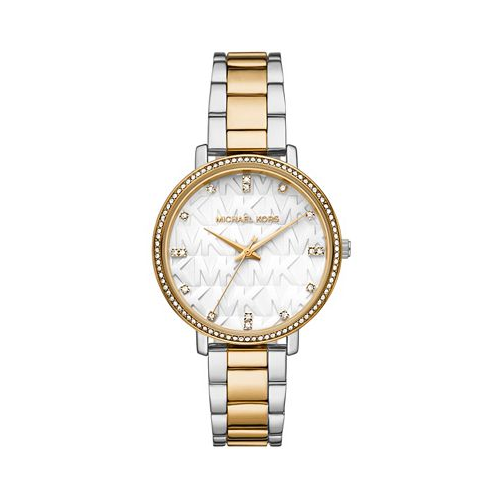 Michael Kors Womens Pyper Two-Tone Stainless Steel Bracelet Watch 38mm