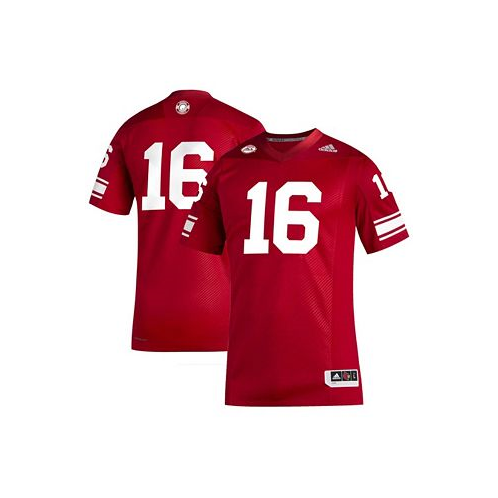 Adidas Mens #16 Red Louisville Cardinals Premier Strategy Football Jersey