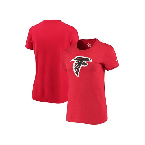 Nike Womens Red Atlanta Falcons Logo Essential T-shirt